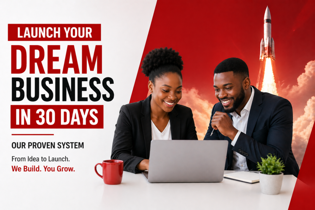 An image showing Launch Your Dream Business in 30 Days