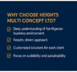 An image showing why choose height MultiConcept Ltd 